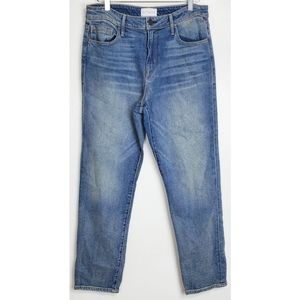 Parker Smith womens size 29 boyfriend straight crop high rise jeans surf rider